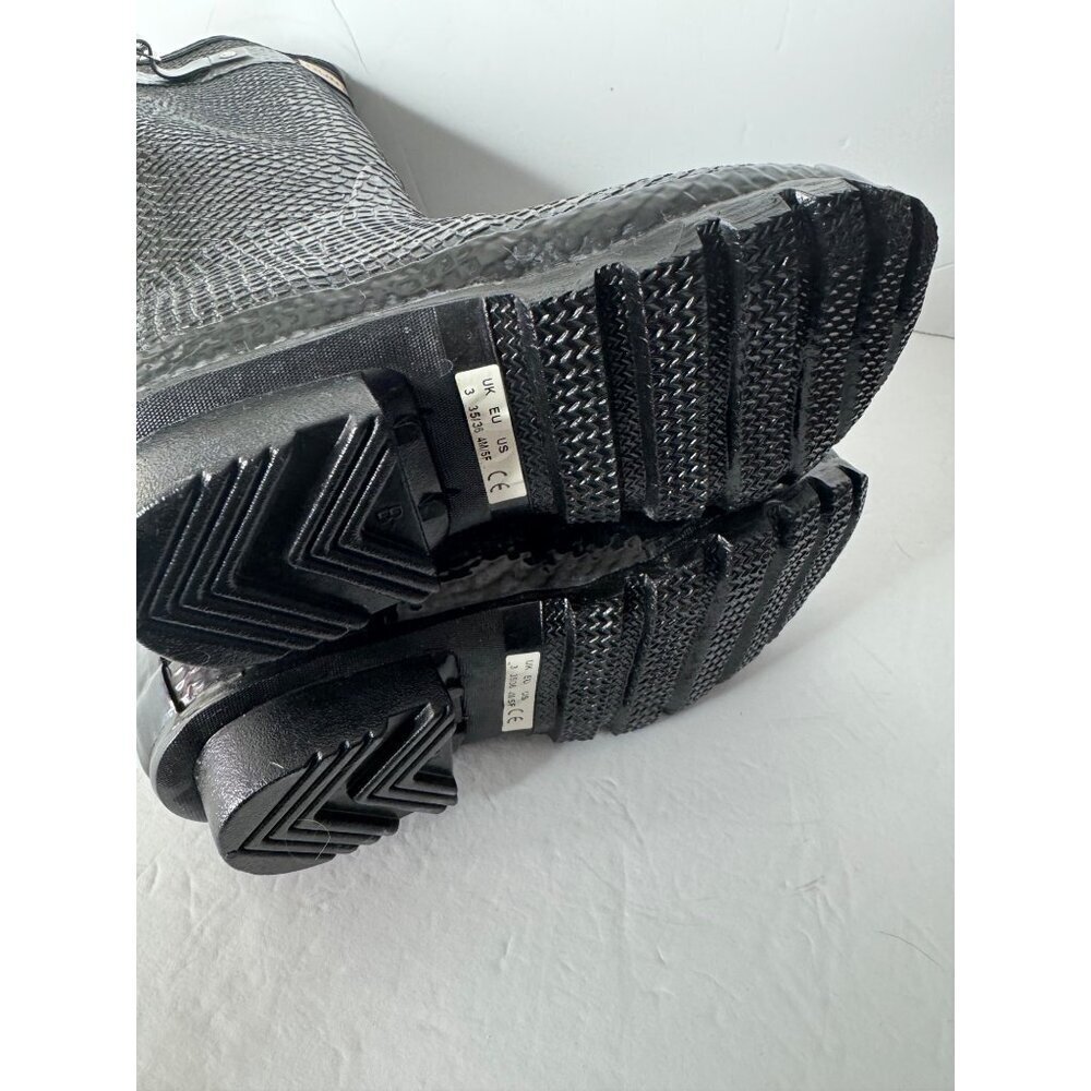 NEW Hunter Hunter Carnaby Boa Snake Rain Boots Black EU 35 36 US 5 UK 3 - Picture 12 of 12